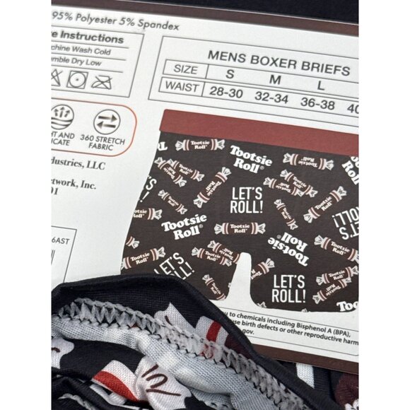 Tootsie Roll Men’s XL Boxer Briefs Novelty Graphic Underwear NWT - Picture 4 of 4